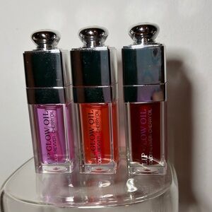Dior Addict Lip Oil Trio - 63,61, and 62